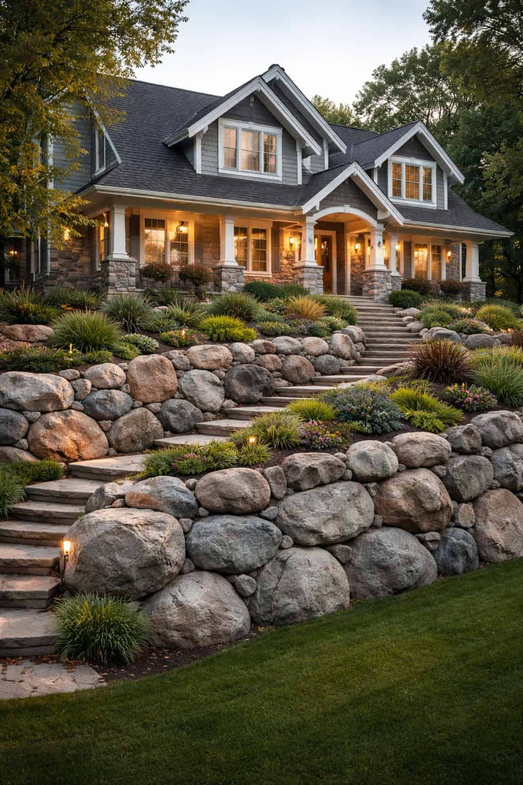 Boulder Retaining Walls image