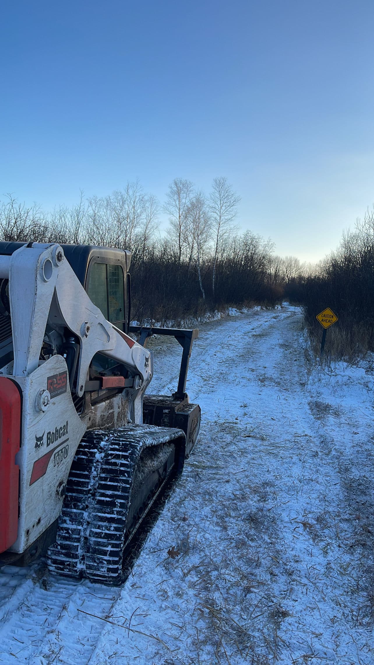 Snow Trail Clearing for Kelly Snowshoes Snowmobile Club image