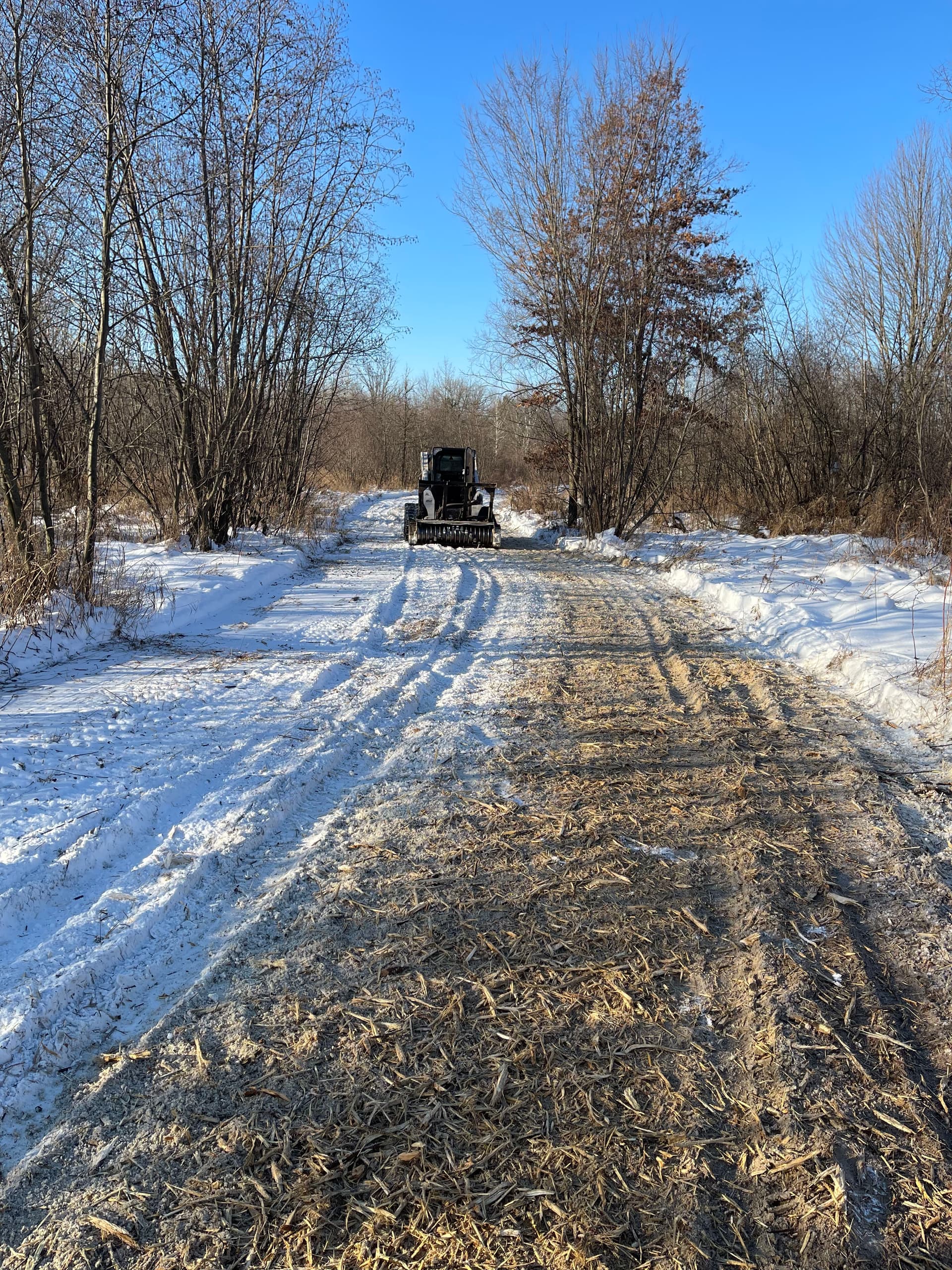 Gallery photos for Snow Trail Clearing for Kelly Snowshoes Snowmobile Club: Image #1