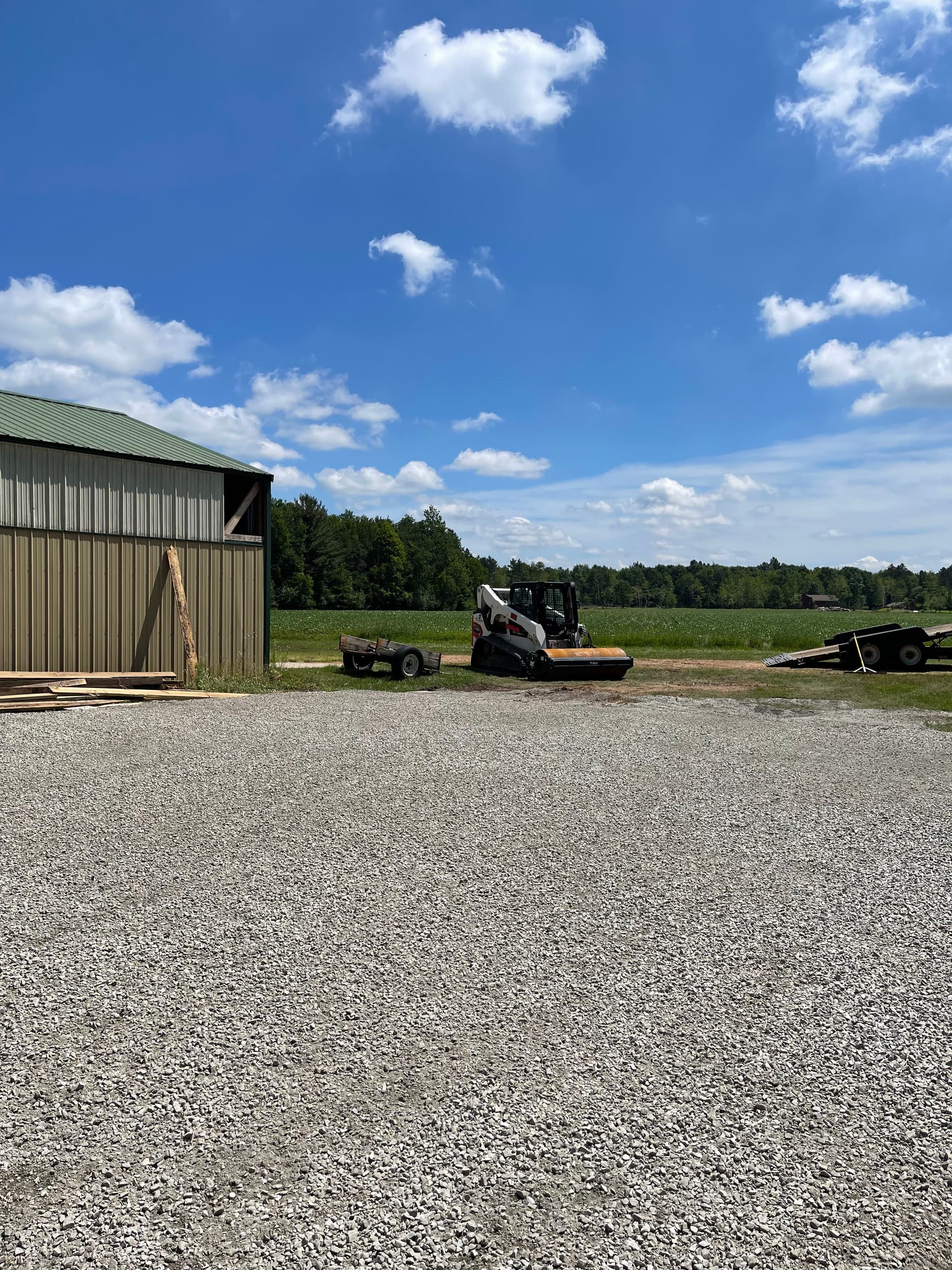 Gallery photos for Gravel Pole Barn Pad Built Right in Kronenwetter: Image #4