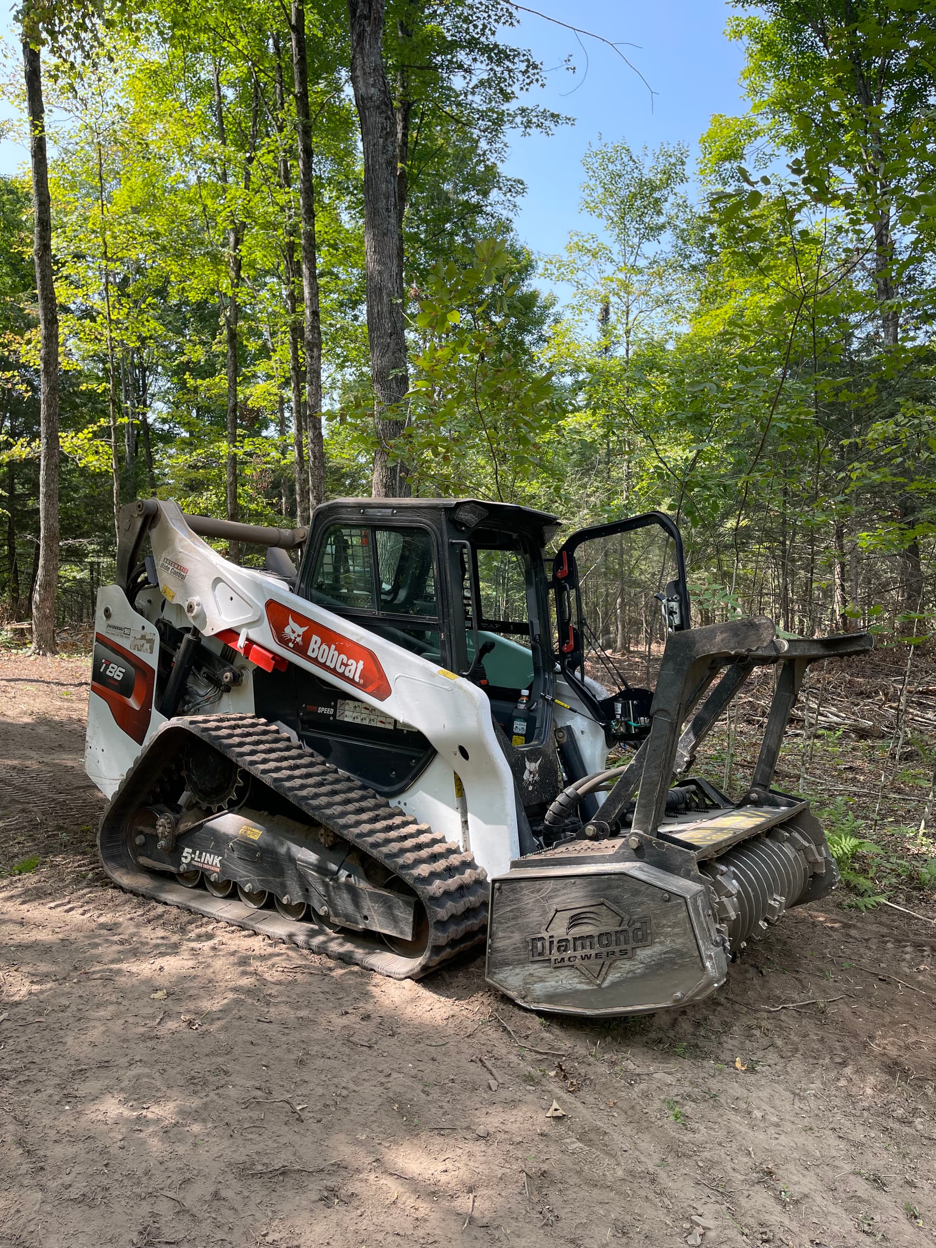 Gallery photos for Post-Logging Trail Cleanup with Forestry Mulching in Athens: Image #4
