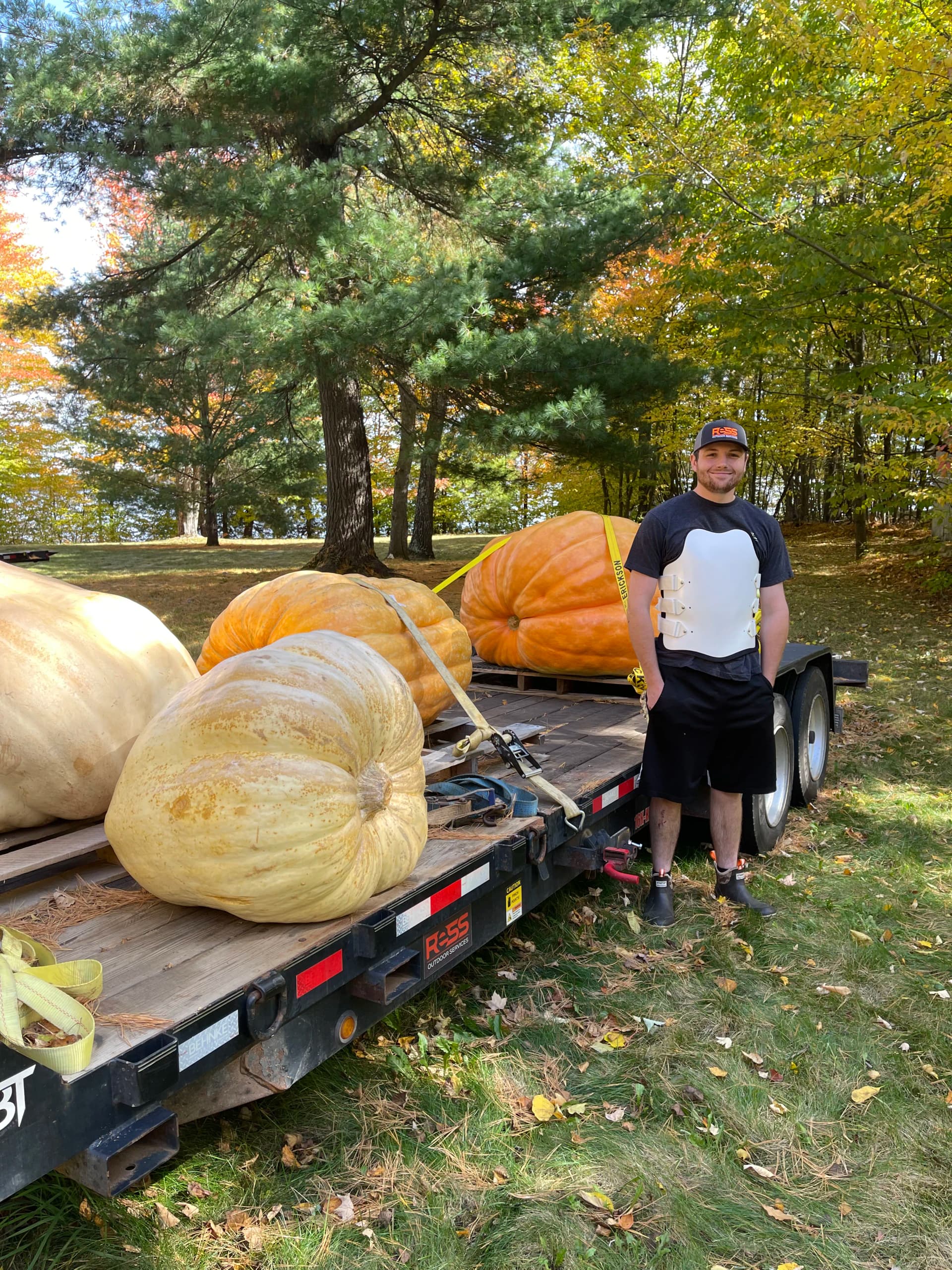 Giant Pumpkin Delivery Day Across Central Wisconsin image