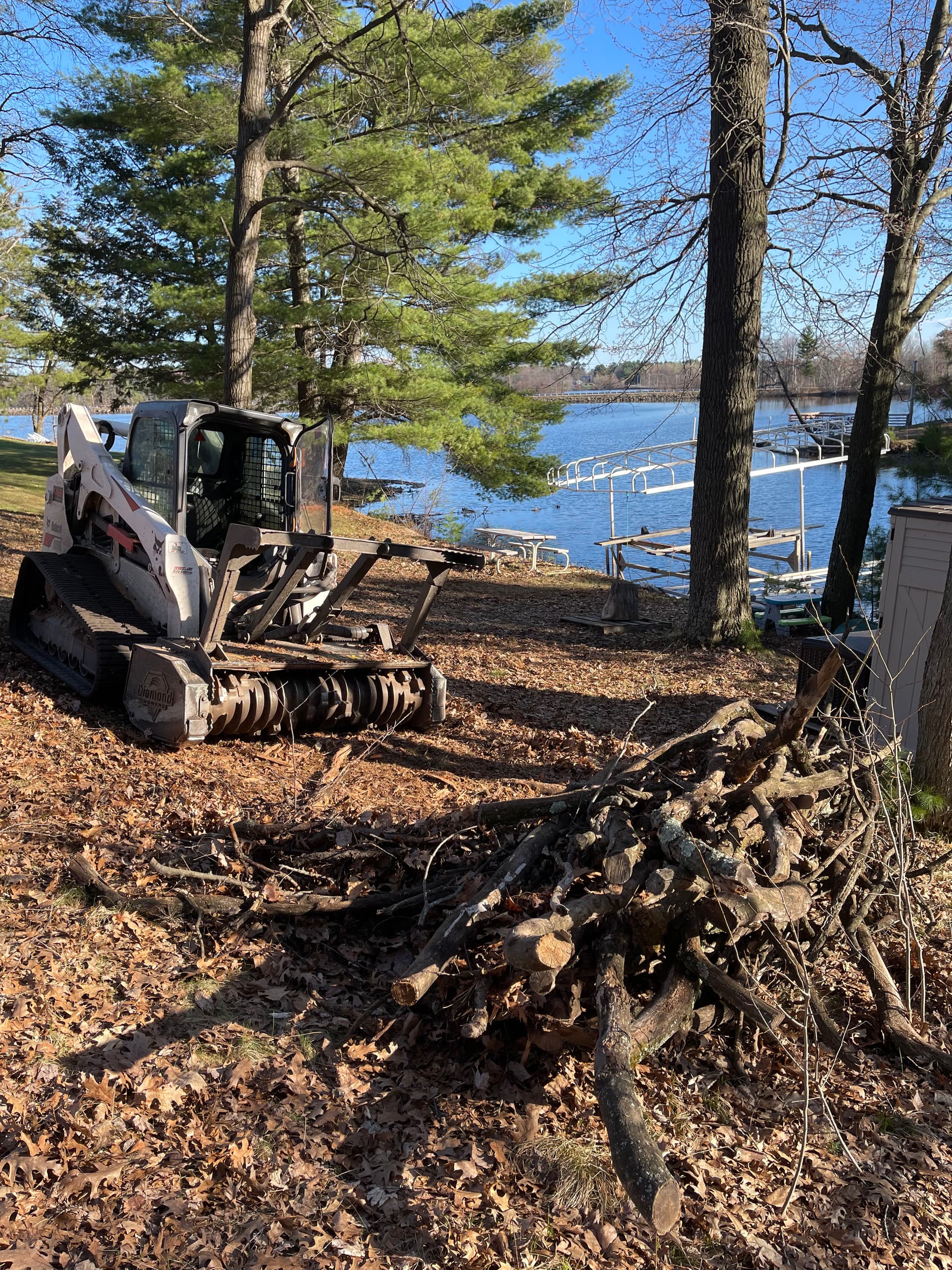 Gallery photos for Forestry Mulching Brush Clearing on Lake DuBay: Image #2
