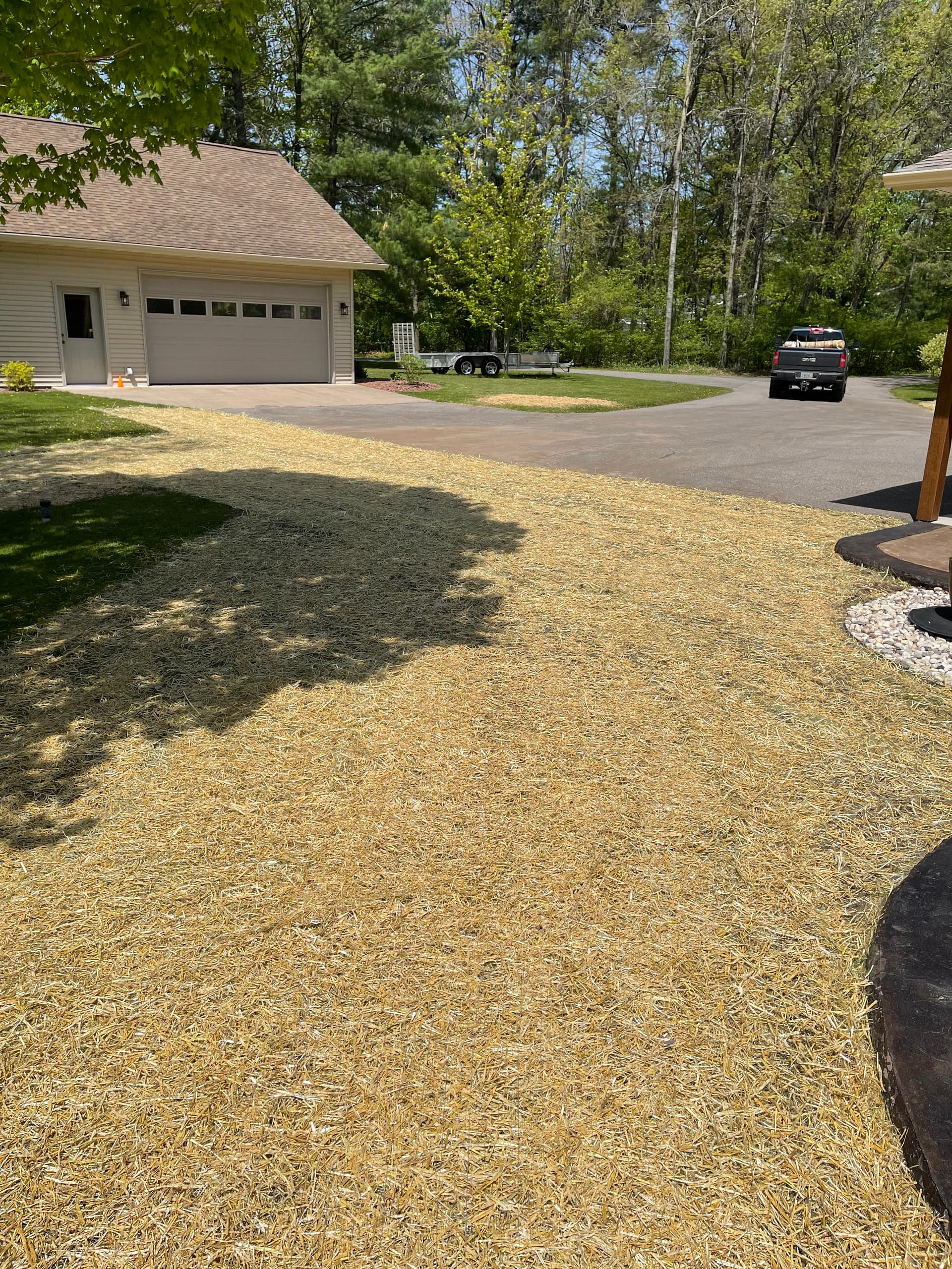Gallery photos for Post-Construction Yard Grading and Seeding in Kronenwetter: Image #4