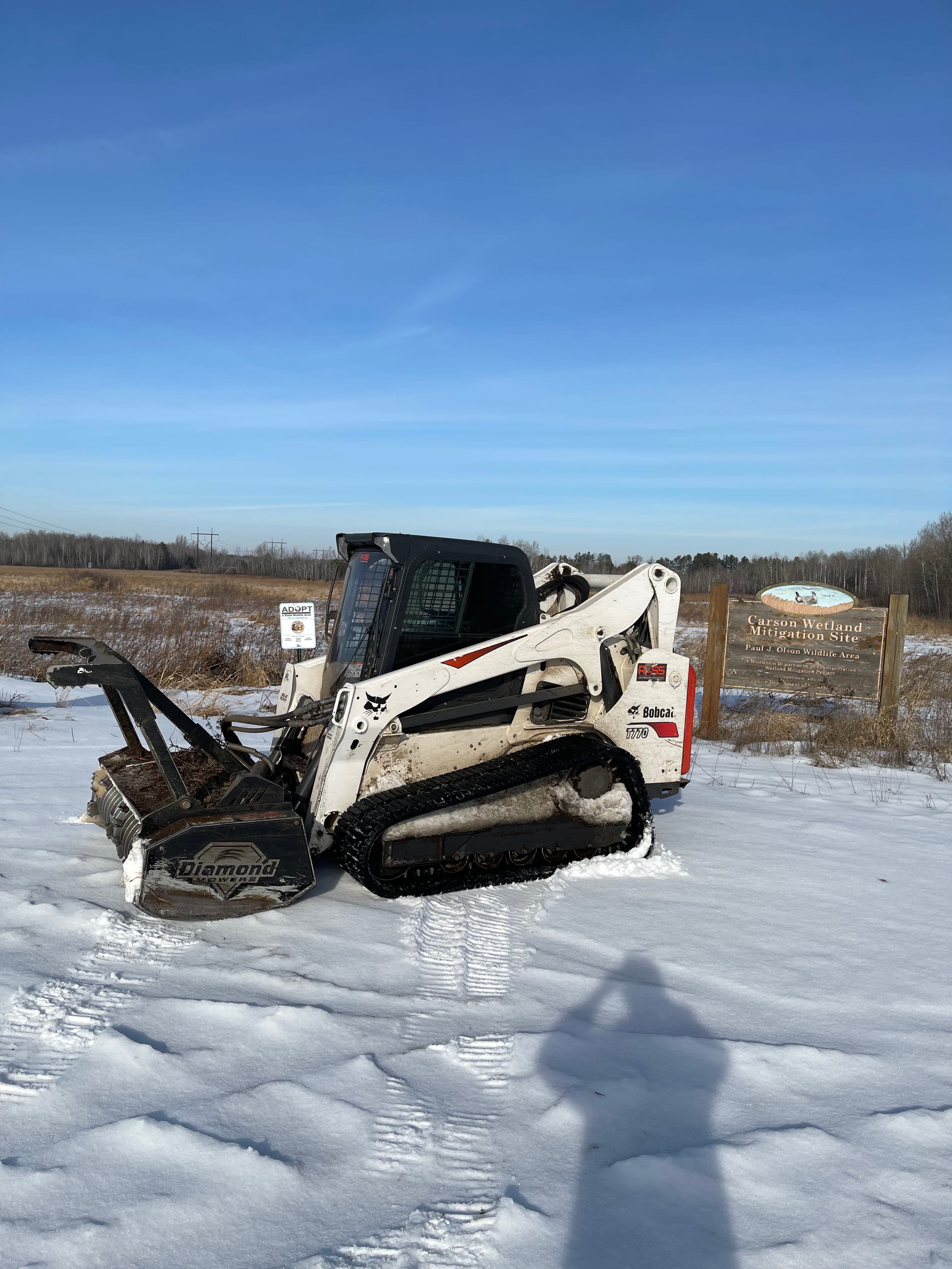 Trail Clearing at Carson Wetland Site