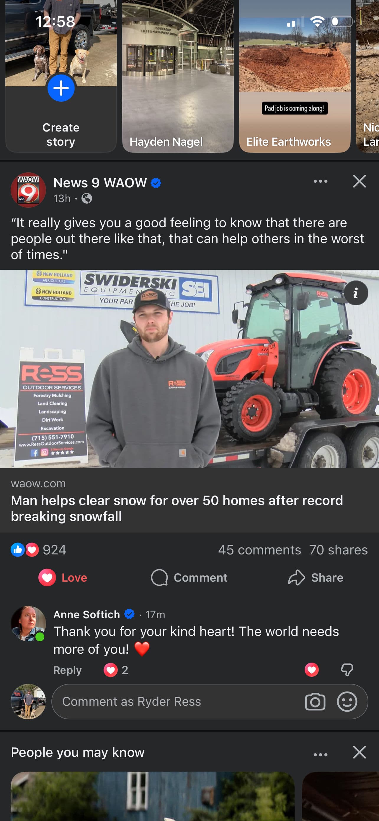 Project Community Unites to Clear Snow After Storm image