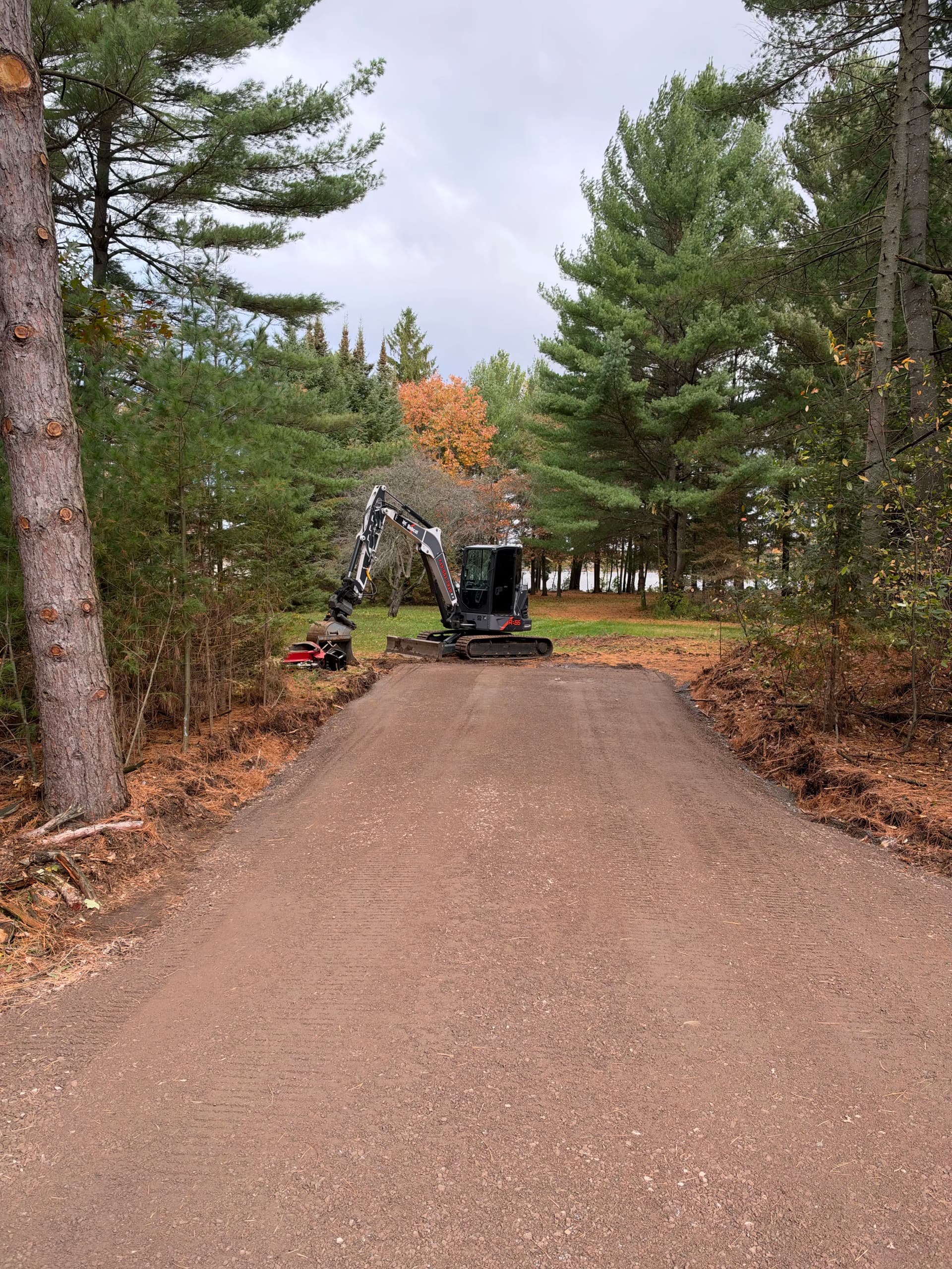 Lake DuBay Lot Clearing and Driveway Entrance in Mosinee image