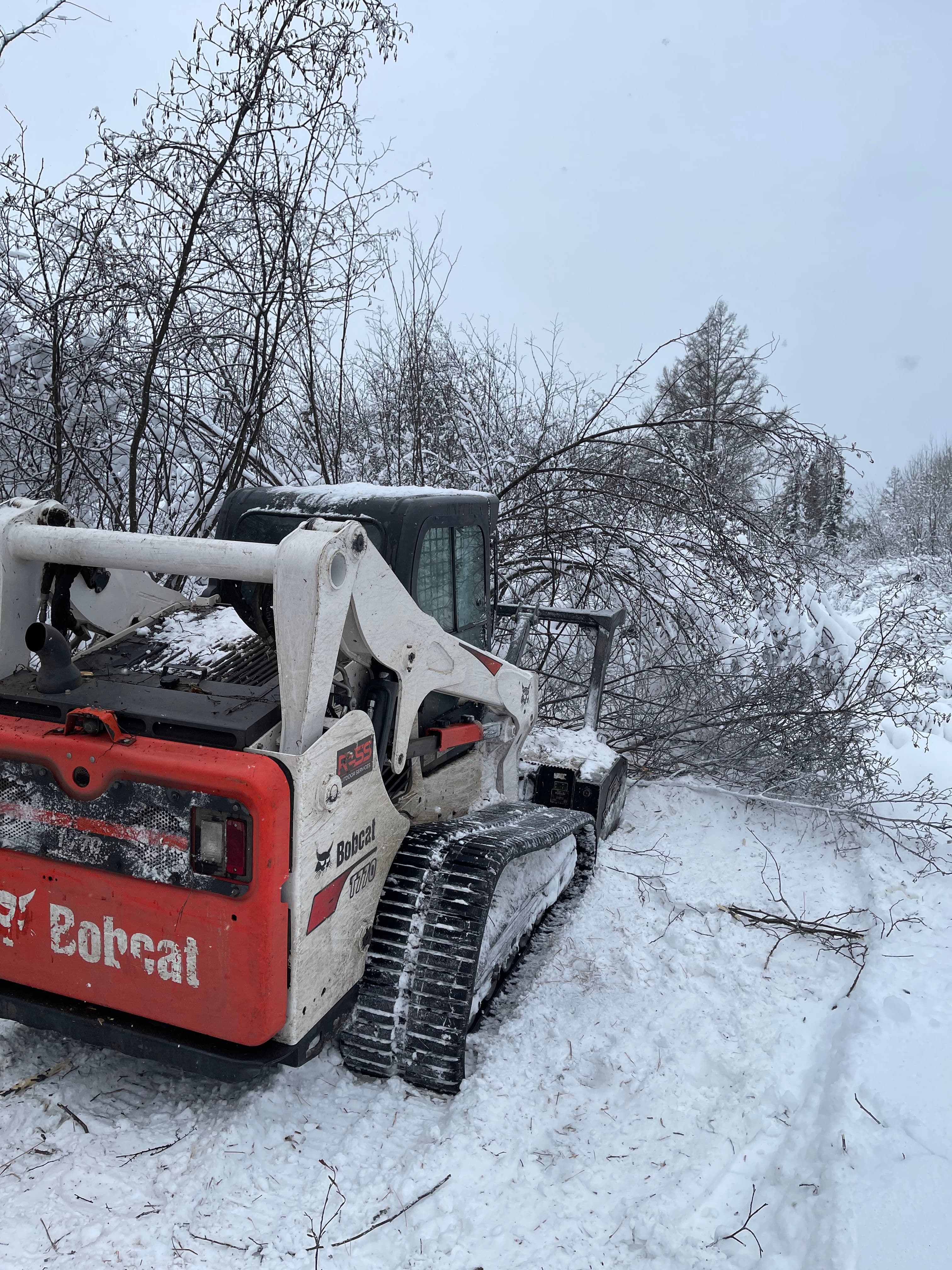Snowy Trails Cleared in Gleason