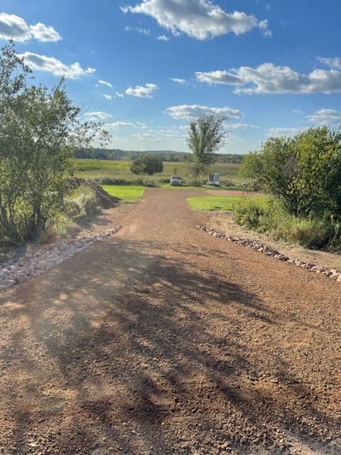 Gallery photos for New Gravel Driveway and Garage Pad in Edgar: Image #2