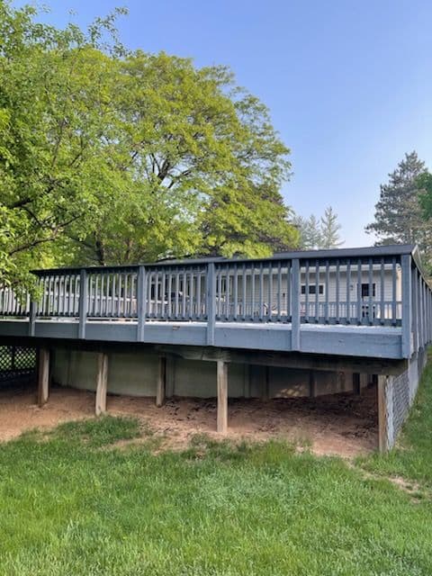 Gallery photos for Rib Mountain Backyard Transformation with Deck Removal: Image #1