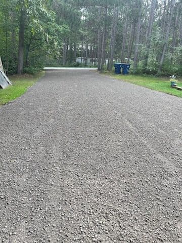 Gallery photos for Almond Driveway Transformation with Gravel Refresh: Image #2