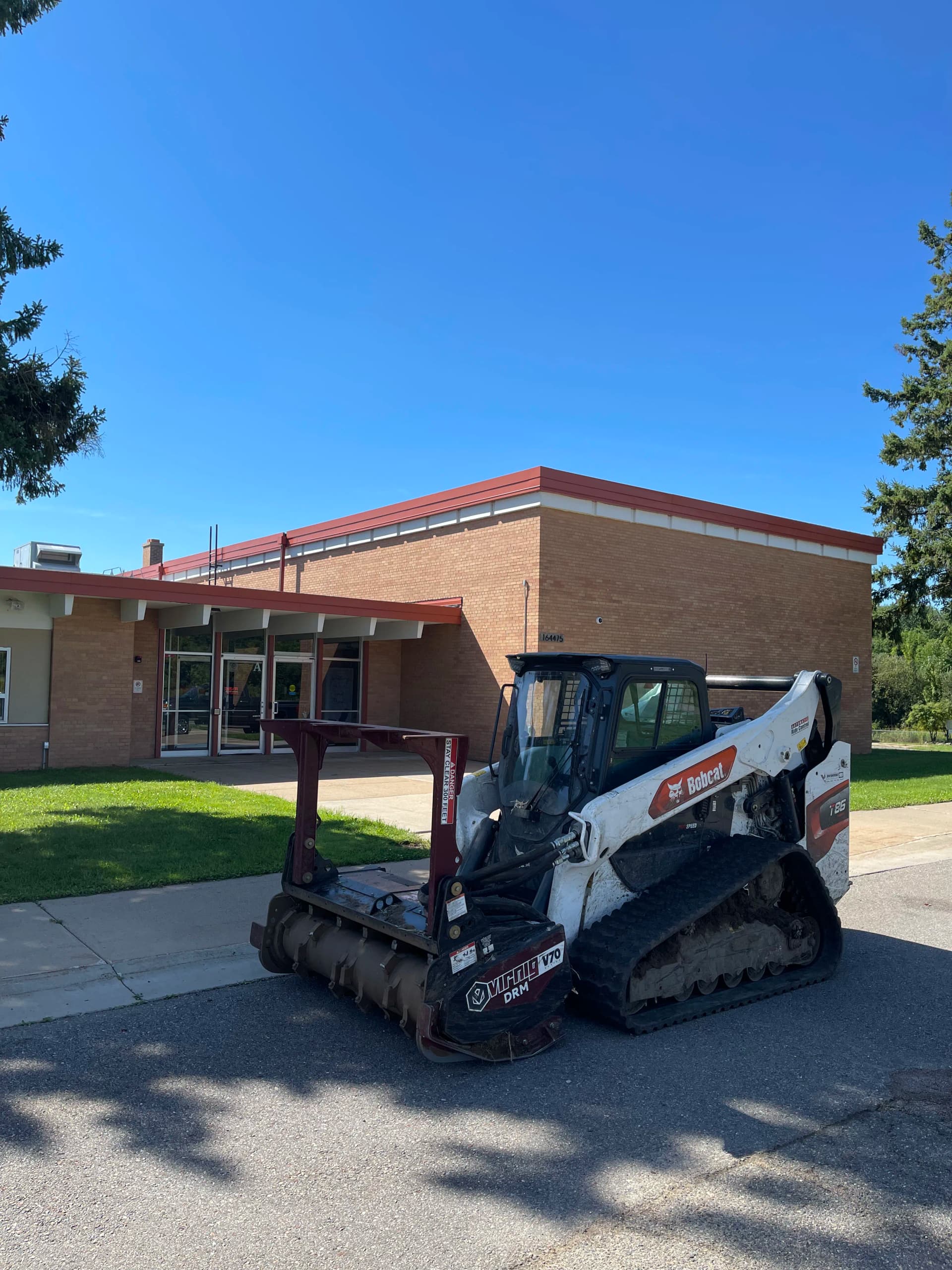 Gallery photos for Forestry Mulching Clears Usable Woodland Space at St. John Lutheran School in Wausau: Image #6