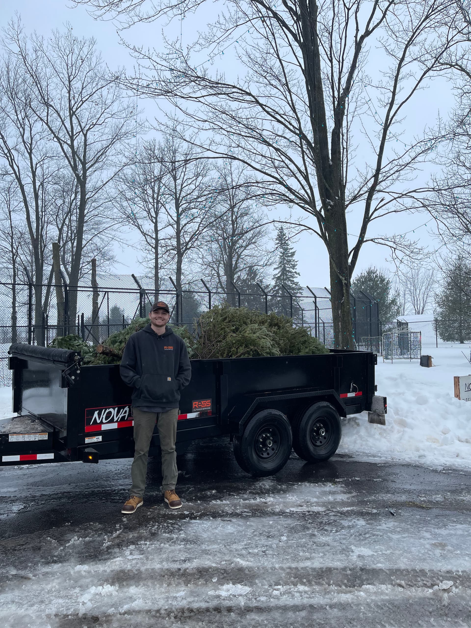 Christmas Tree Delivery to Wildwood Park and Zoo image