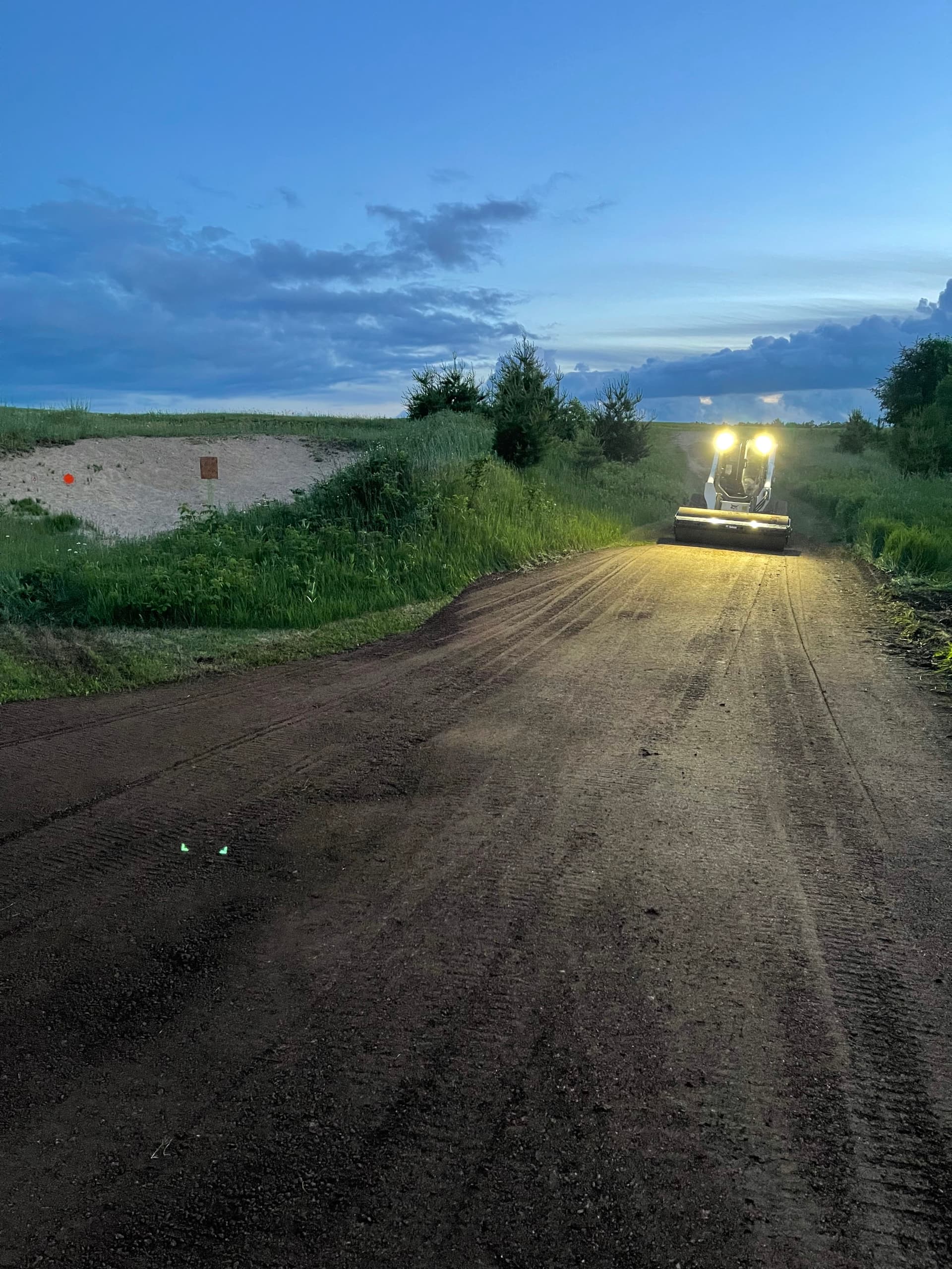 Gallery photos for Hunting Property Driveway Upgrade in Hatley Gets a Fresh Grade: Image #1