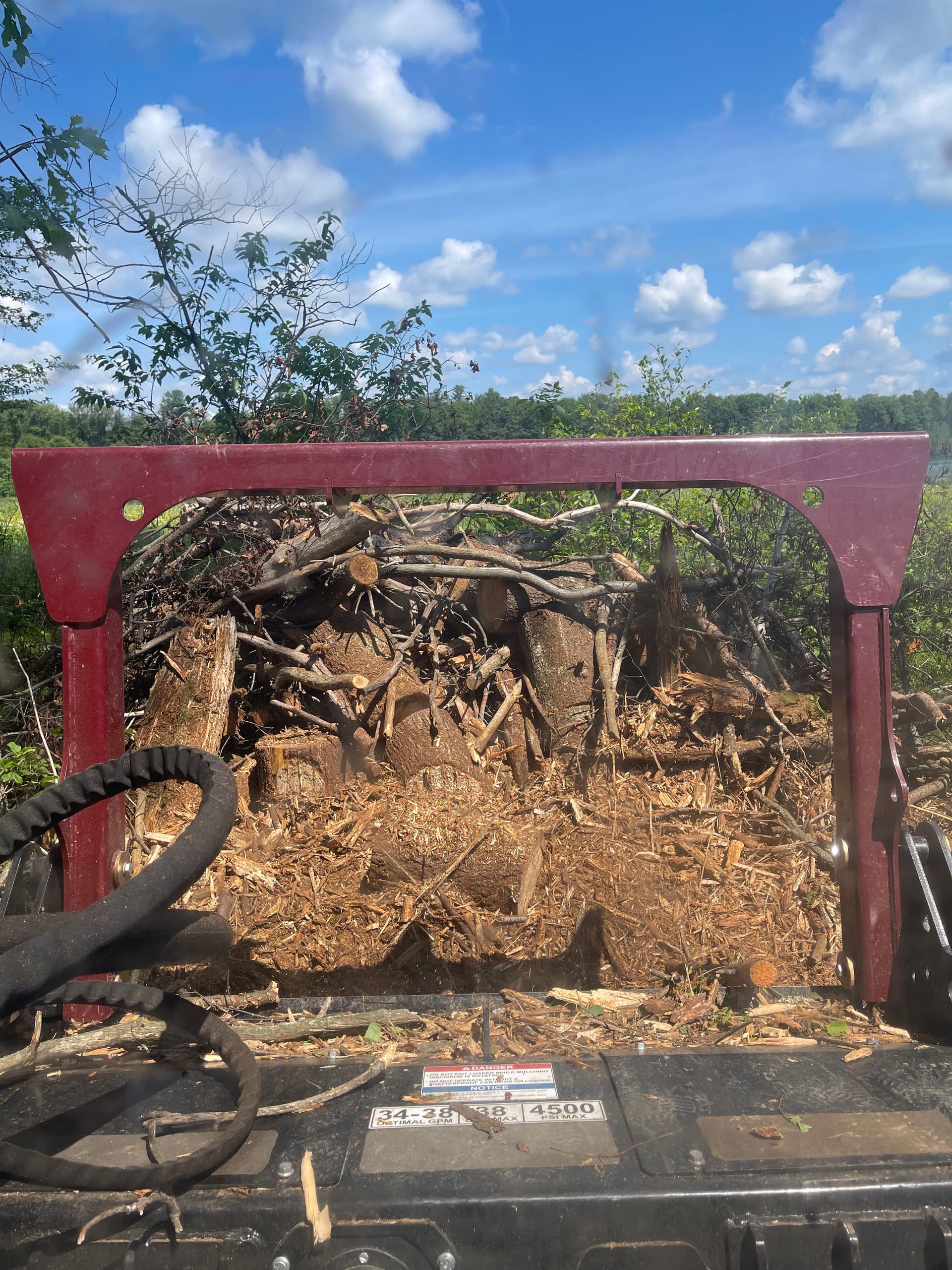 Gallery photos for Forestry Mulching Cleans Up Overgrown Property in Kronenwetter: Image #2