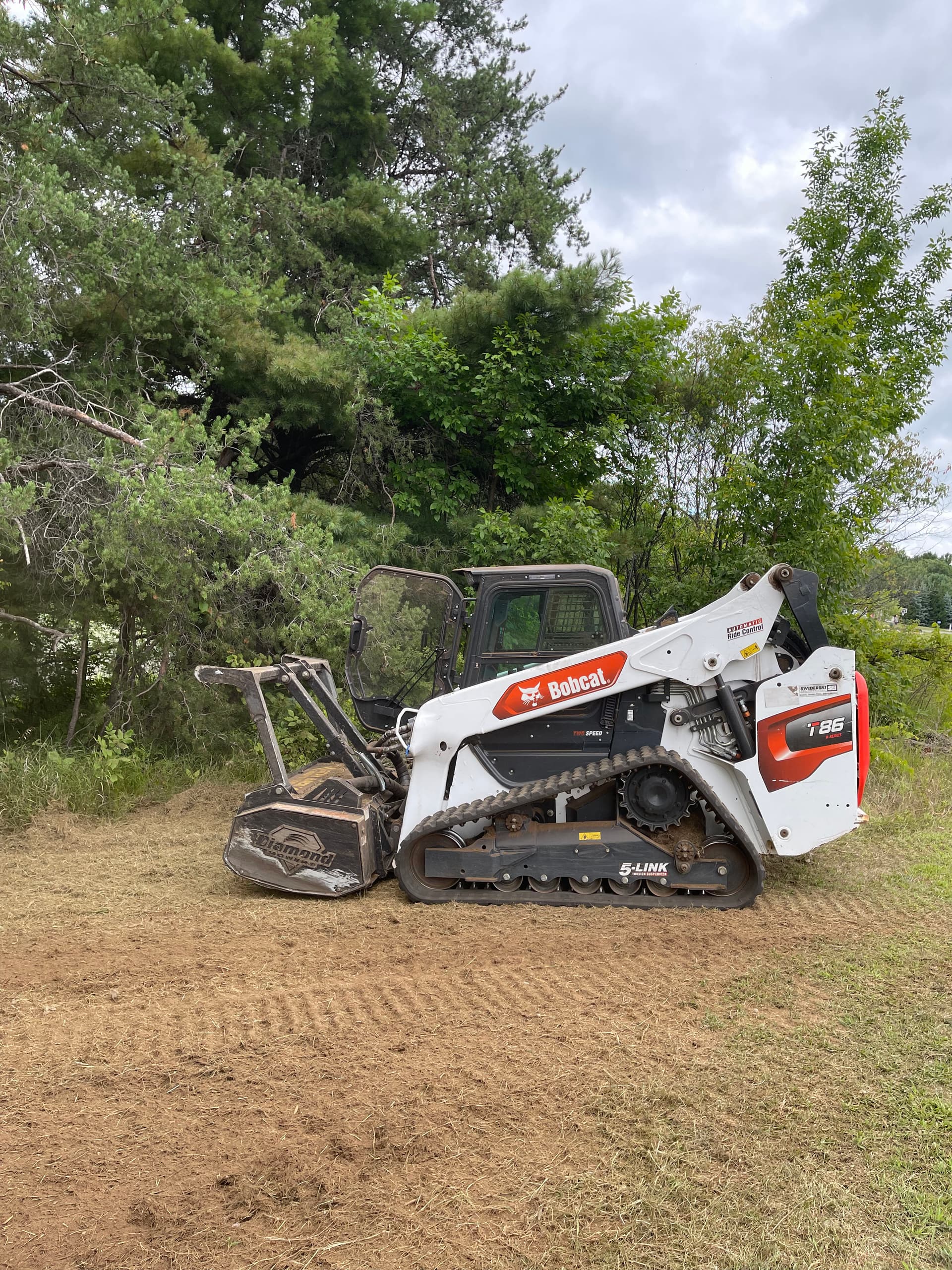 Gallery photos for Forestry Mulching Clears Overgrown Lakefront Property in Mosinee: Image #4