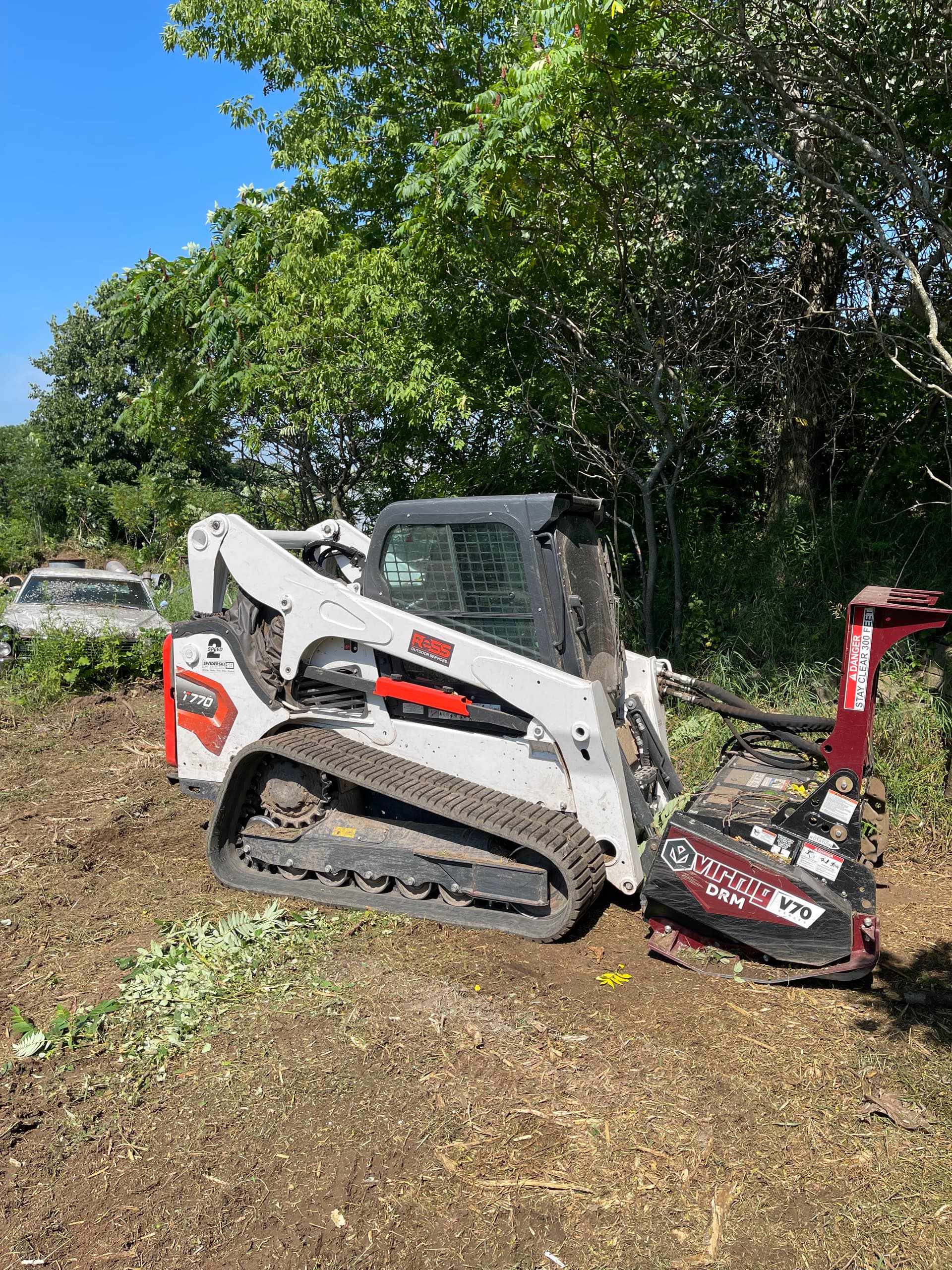 Gallery photos for Forestry Mulching Clears Overgrown Farm Property in Mosinee: Image #1