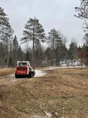 Forestry Mulching in Winter Wonderland image
